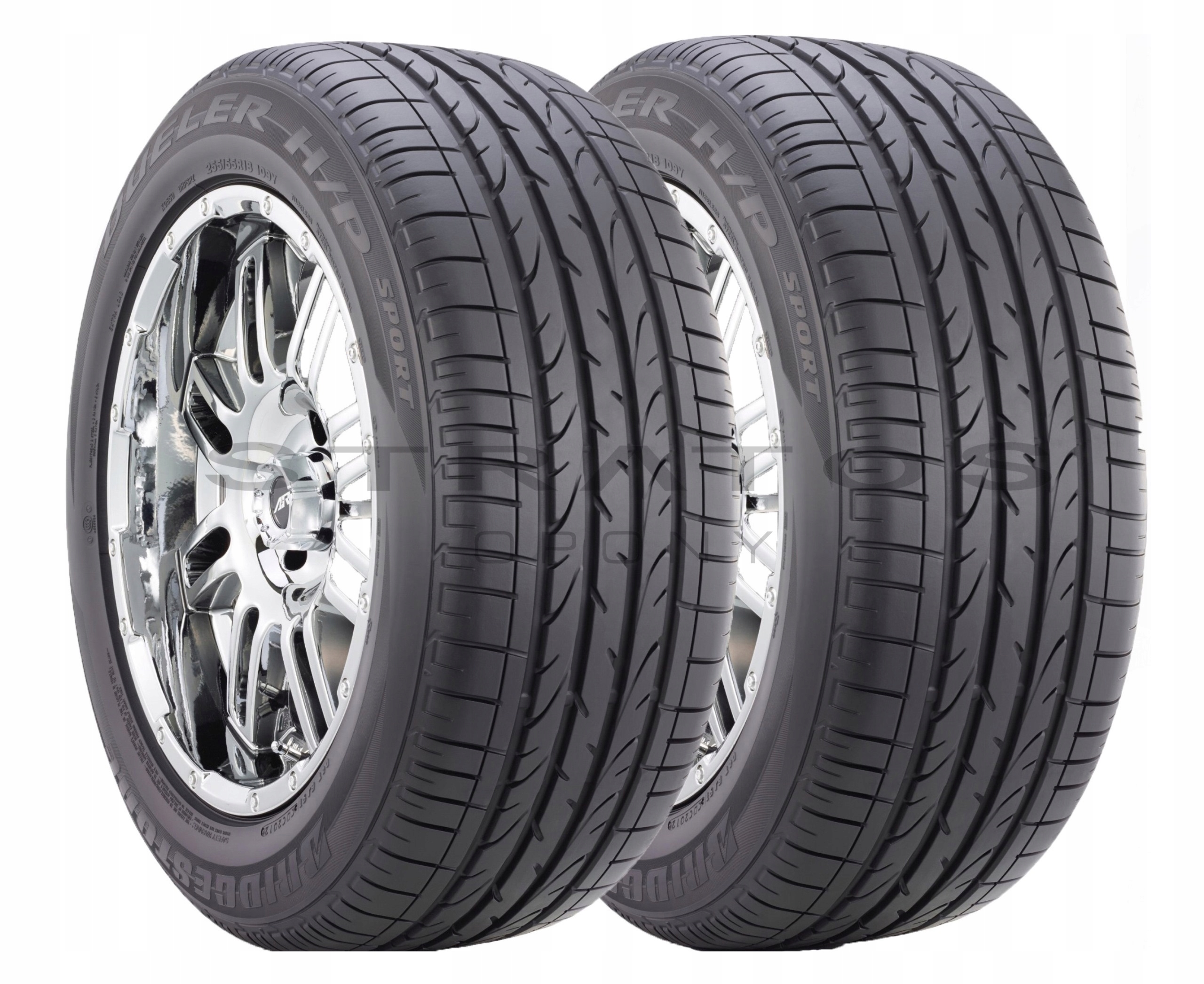

2x 225/45/19 W Fr Bridgestone Dueler H/p Sport