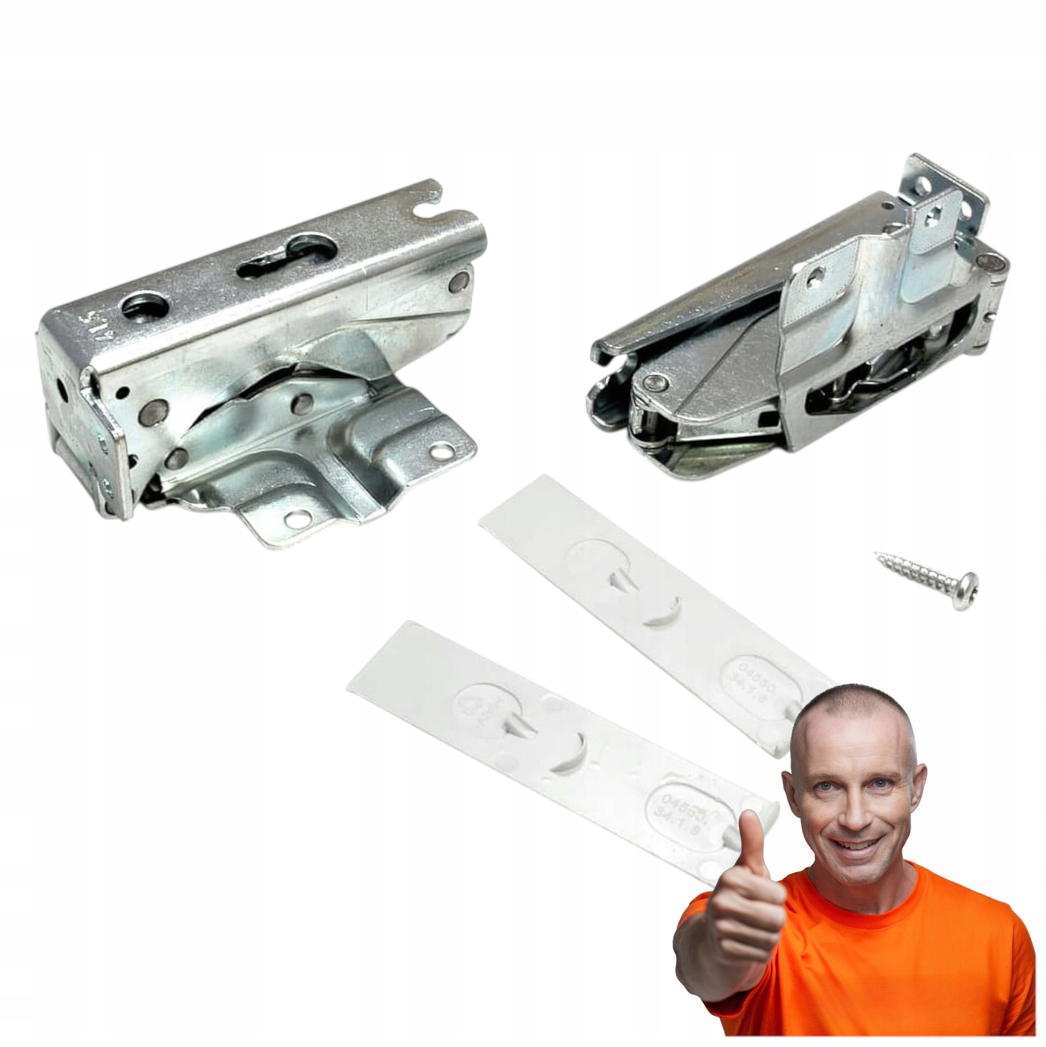 Zestaw zawiasów lodówki Bosch, Siemens 00481147