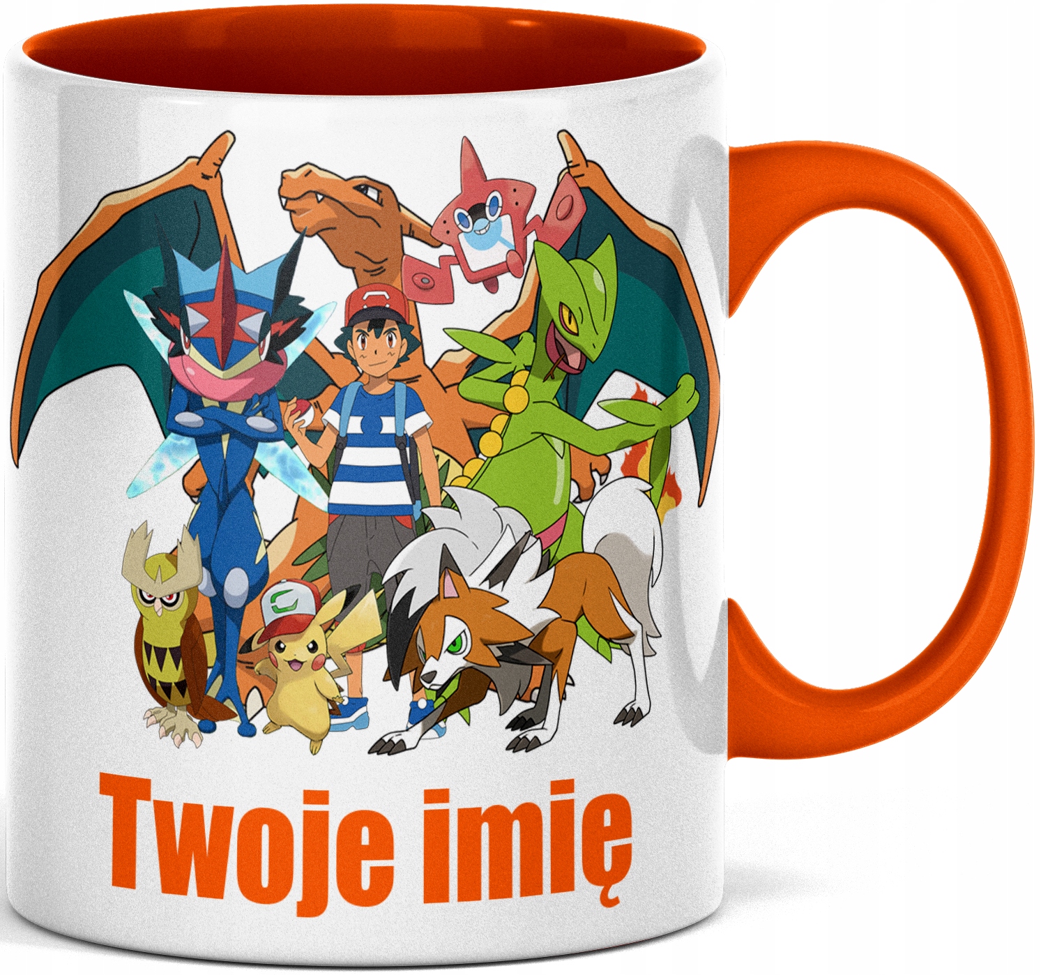 

Kubek Pokemon Pikachu Ash Imię