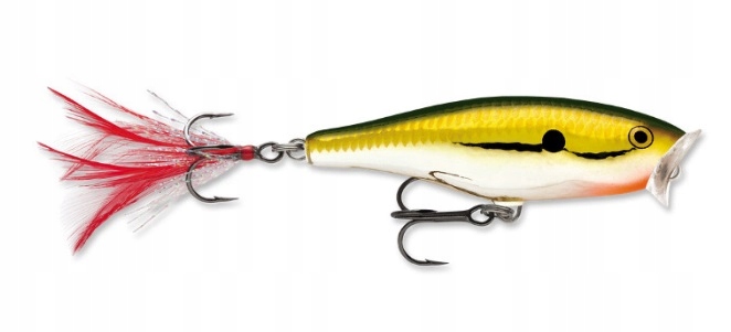 WOBLER POPPER RAPALA SKITTER POP 5cm SP05 GCH - SP05GCH - 12880013924 