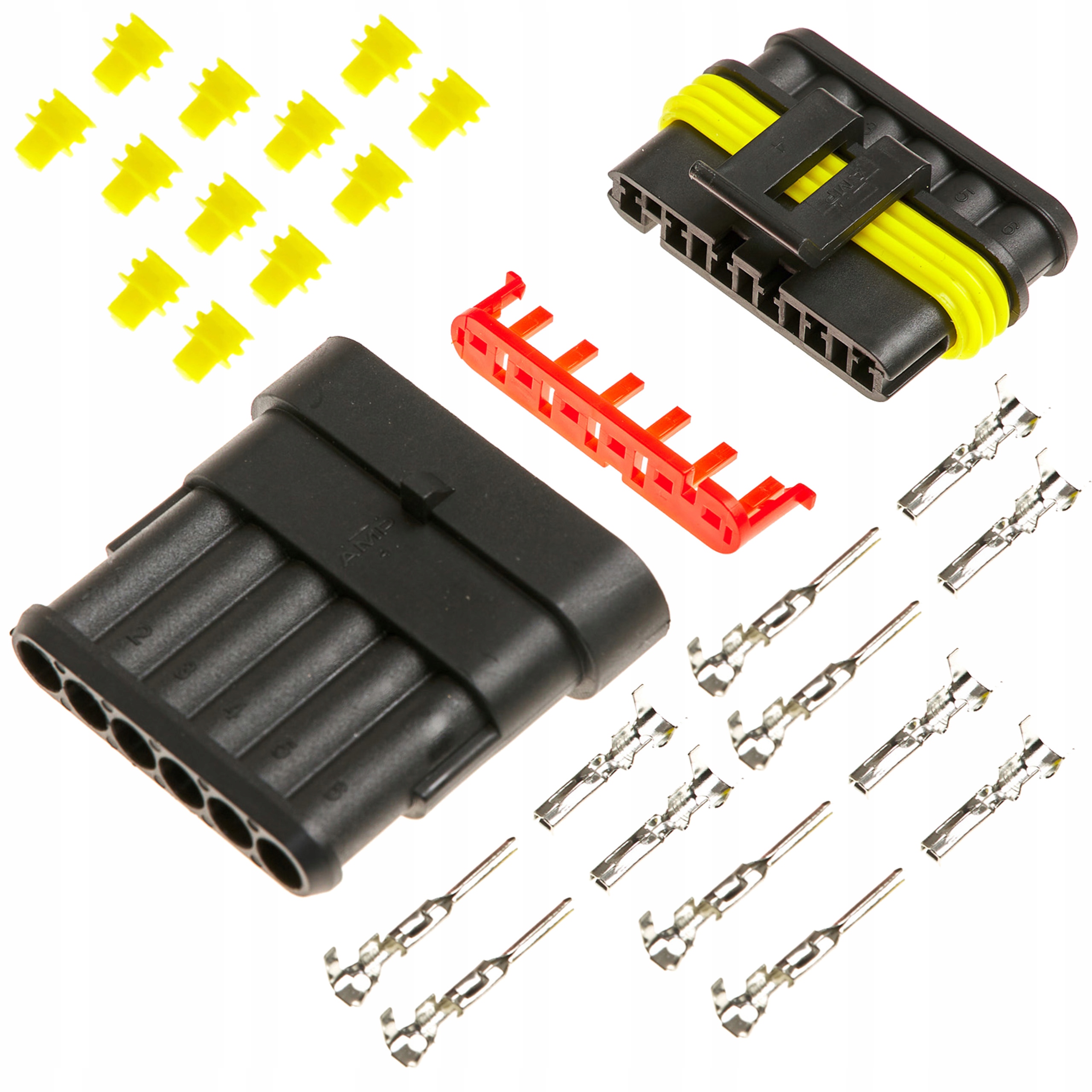 

Kostka Złącze Hermetyczne Superseal 6 Pin 1.5 mm2