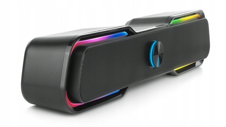 Velký Usb počítačový reproduktor Soundbar Rgb