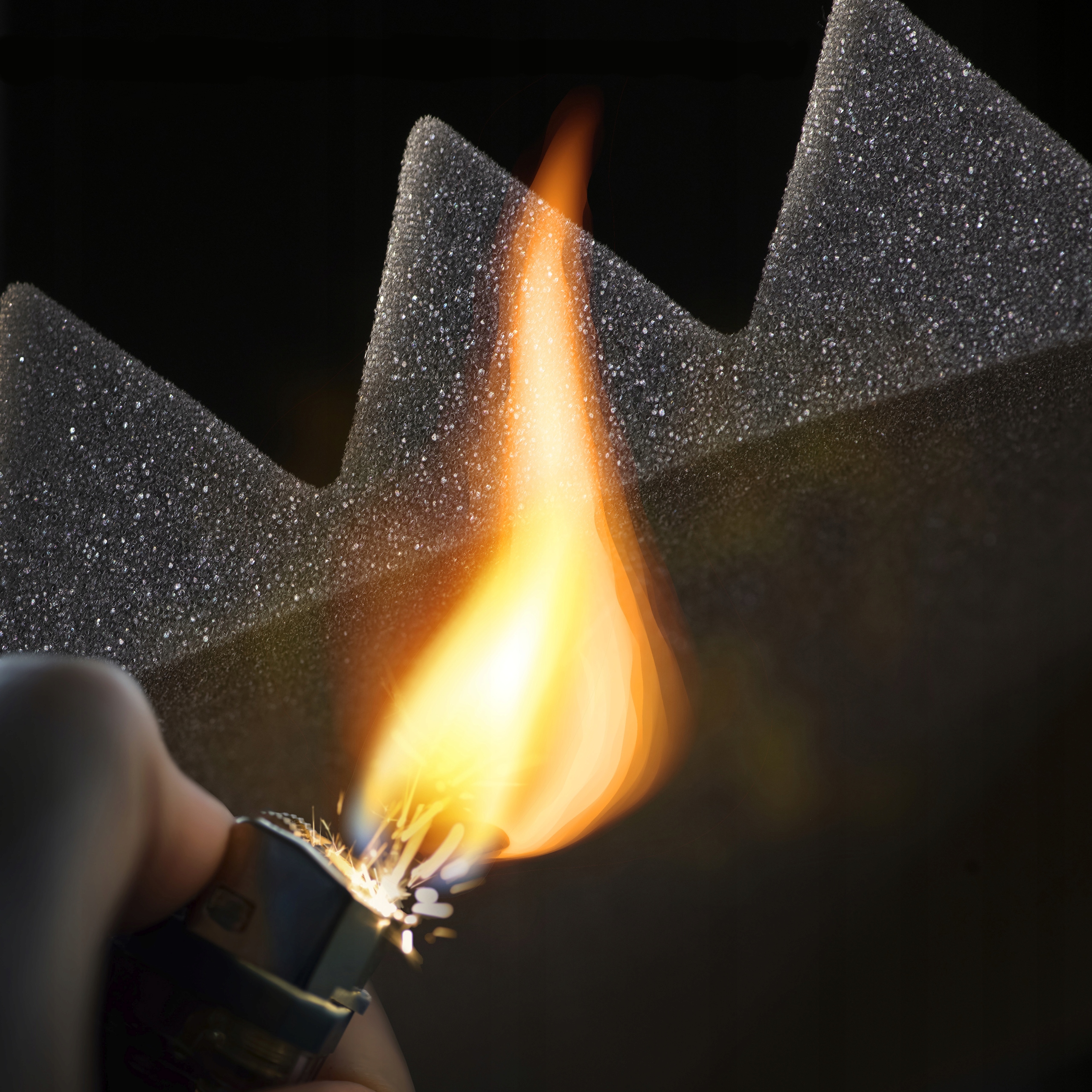 PANELE AKUSTYCZNE PIANKA PIANKI WYCISZAJĄCE MATY WYGŁUSZAJĄCE 30x30 5cm 1m2 Długość 30 cm