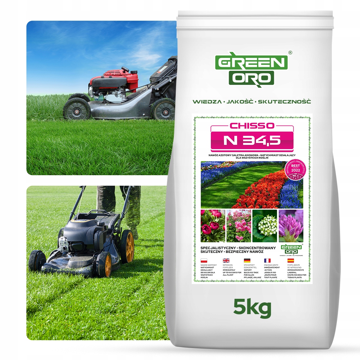 

Saletra Amonowa Nawóz do Trawy Tui Iglak 5kg 250m2