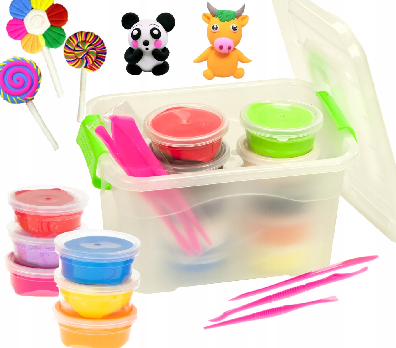 

Magiczna Piankolina Masa Plastyczna Akcesoria Box