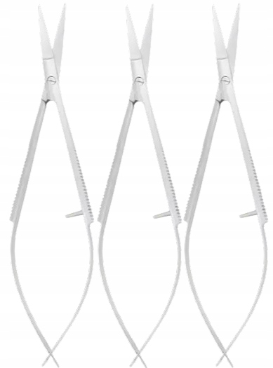 3 x Staleks Profesionální mikronůžky na kůži Expert 90 Type 1 z oceli