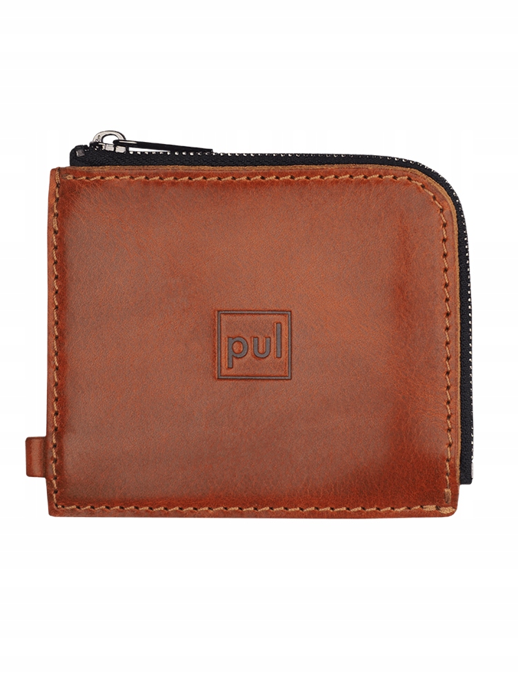 Pularys peněženka z pravé kůže hnědá unisex
