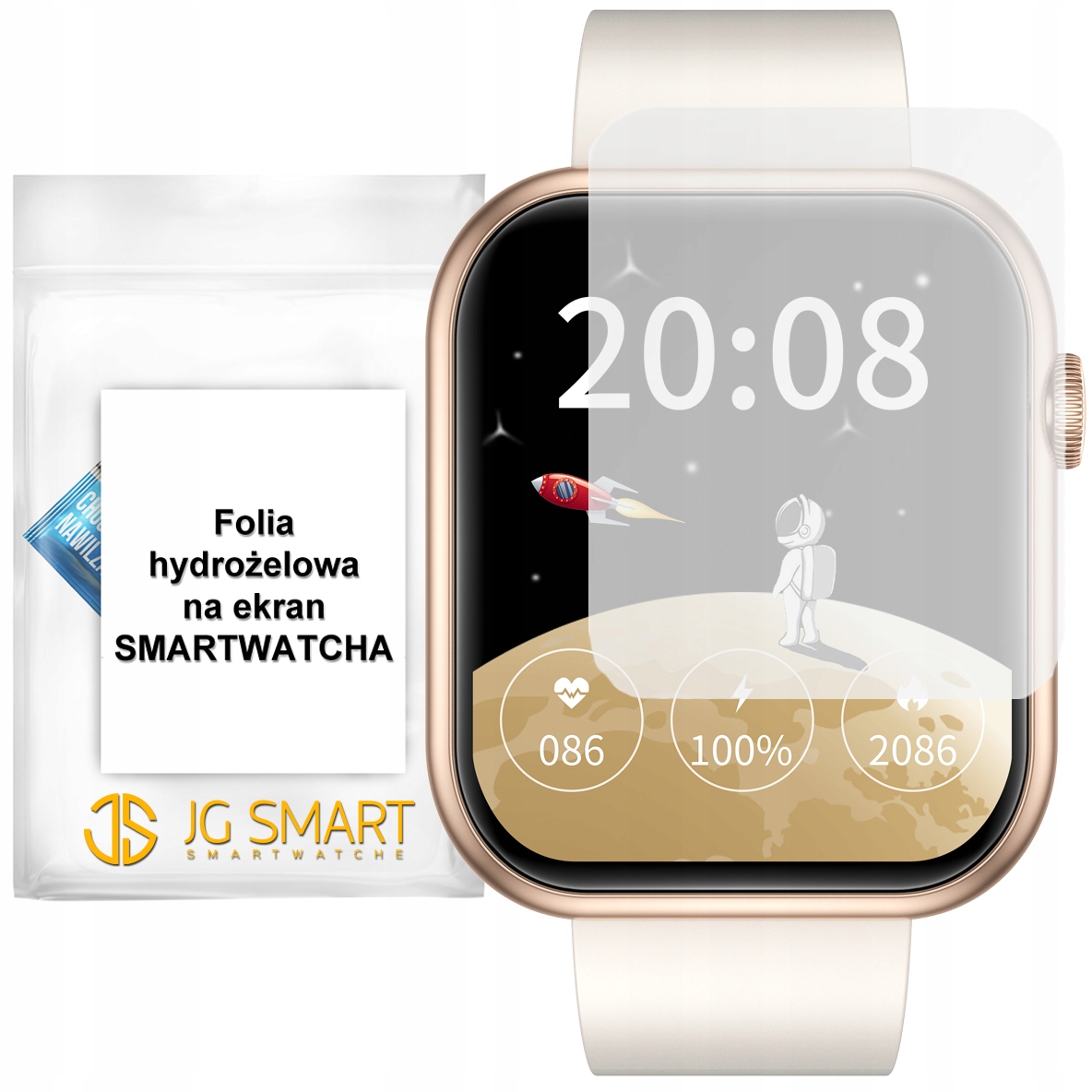 Folia ochronna na ekran smartwatcha Jg Smart CF39 Folia Hydrożelowa