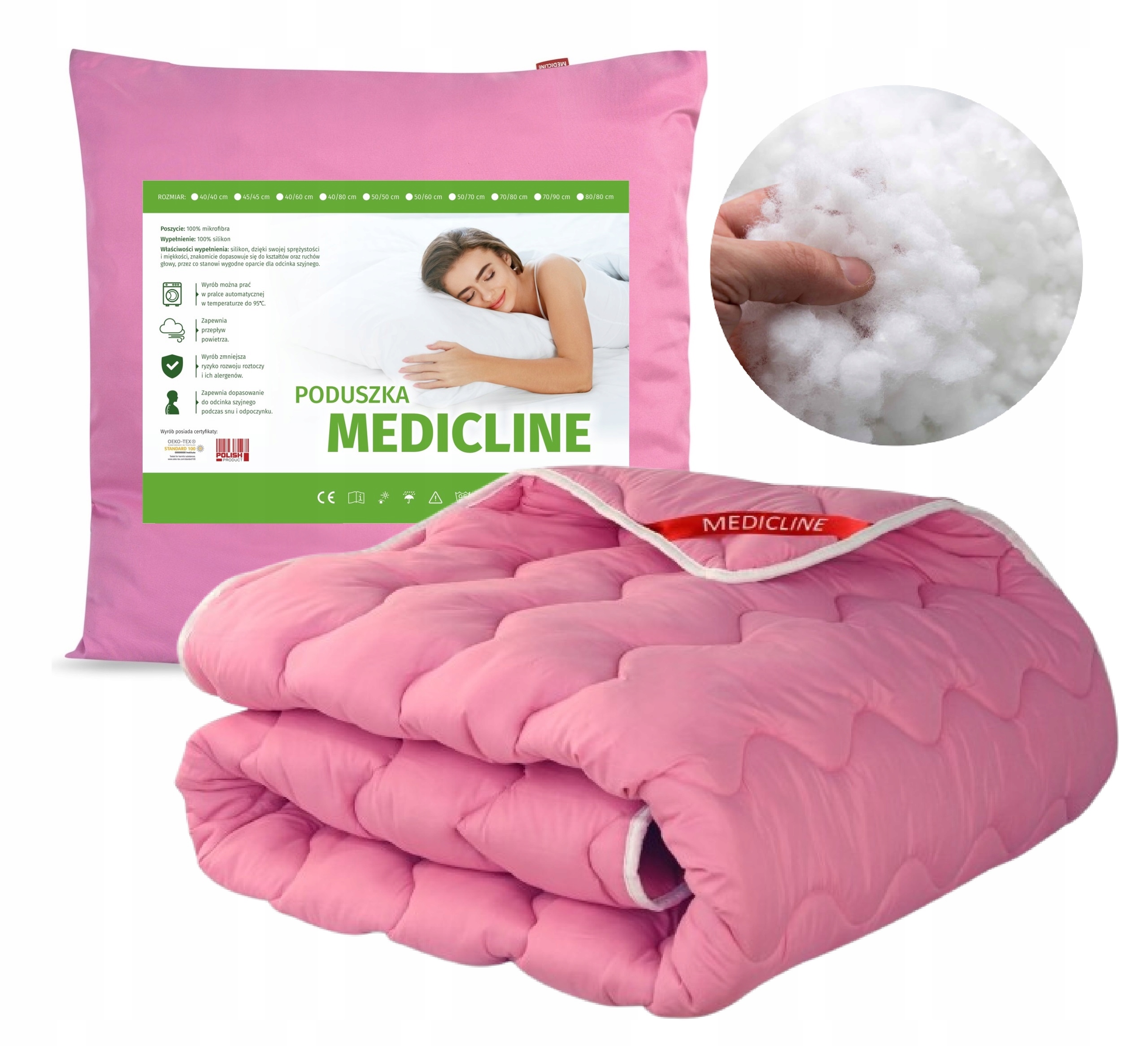 Vlněná Přikrývka 160 x 200 cm Polštář 70 x 80 cm Silná teplá zimní vlna