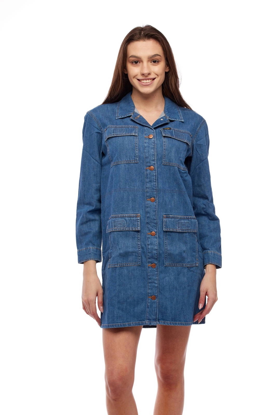 Dámské šaty Wrangler Utility Dress Wanderer W29Y5E14I Xs