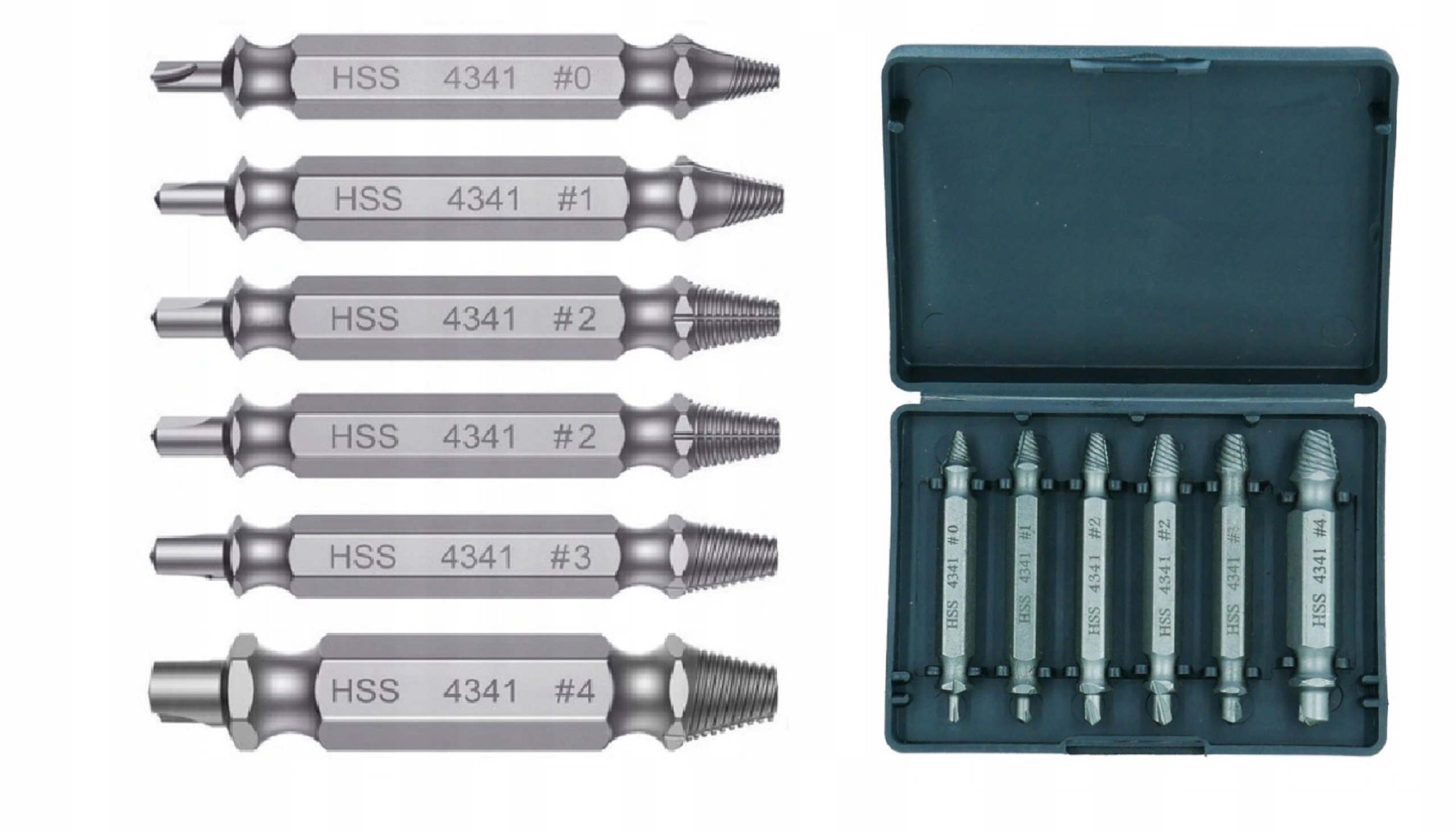 

Wkrętaki Do Zerwanych Urwanych Śrub Wykrętaki Etui