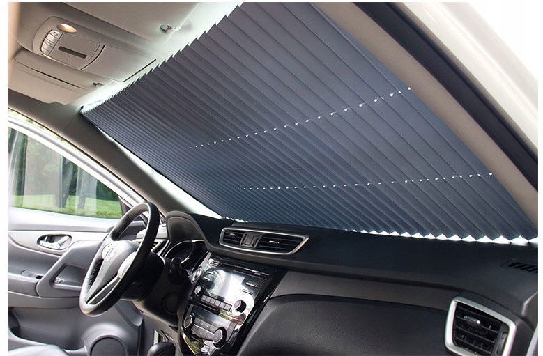 ROLETA PRZECIWSŁONECZNA ŻALUZJA SAMOCHODOWA AUTA OSŁONA PRZED SŁOŃCEM 70cm Szerokość rolety 70 cm