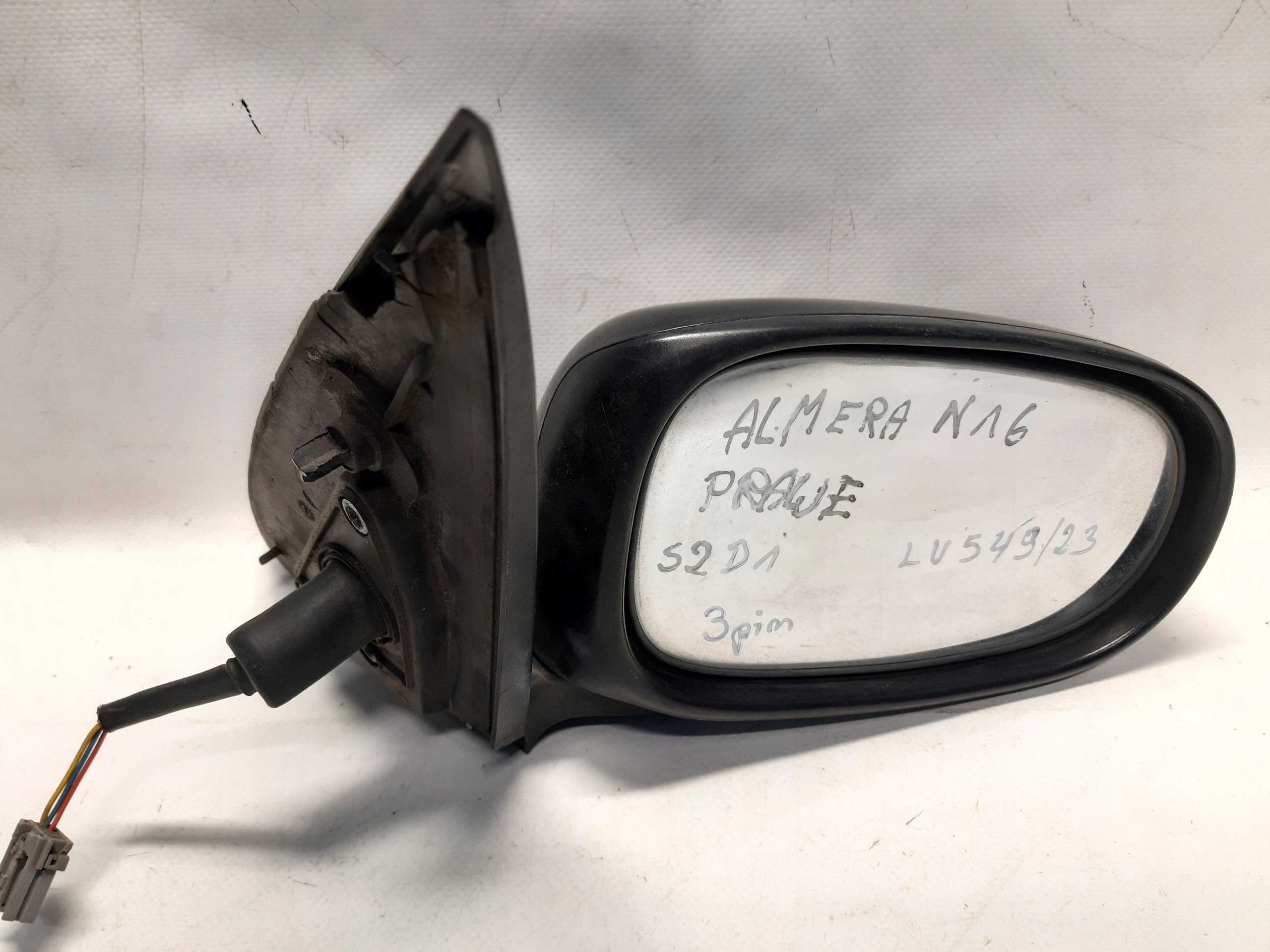 mirror electrics NISSAN ALMERA N16 right 3 PIN