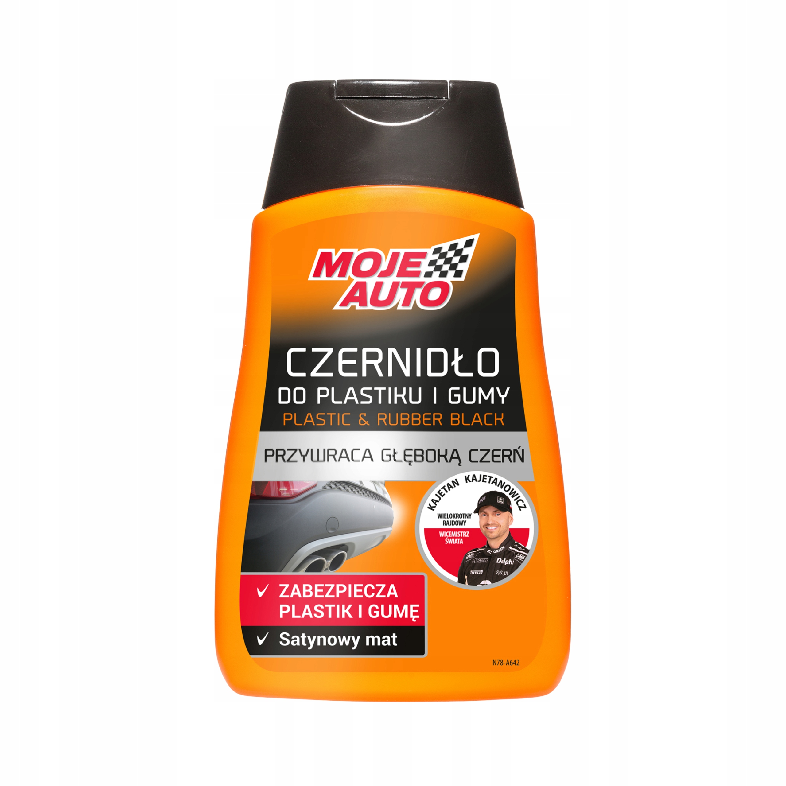 Moje Auto Czernidło do Renowacji Plastiku, Listw, Zderzaków i Gumy 250 ml
