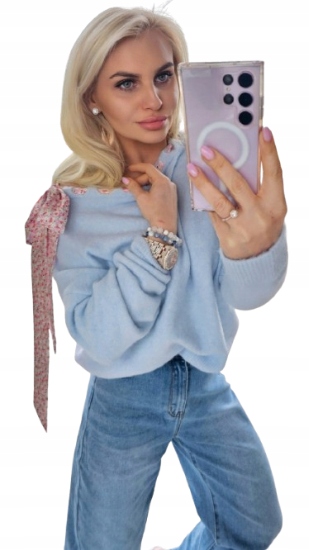 Svetr Mikaela Modrý