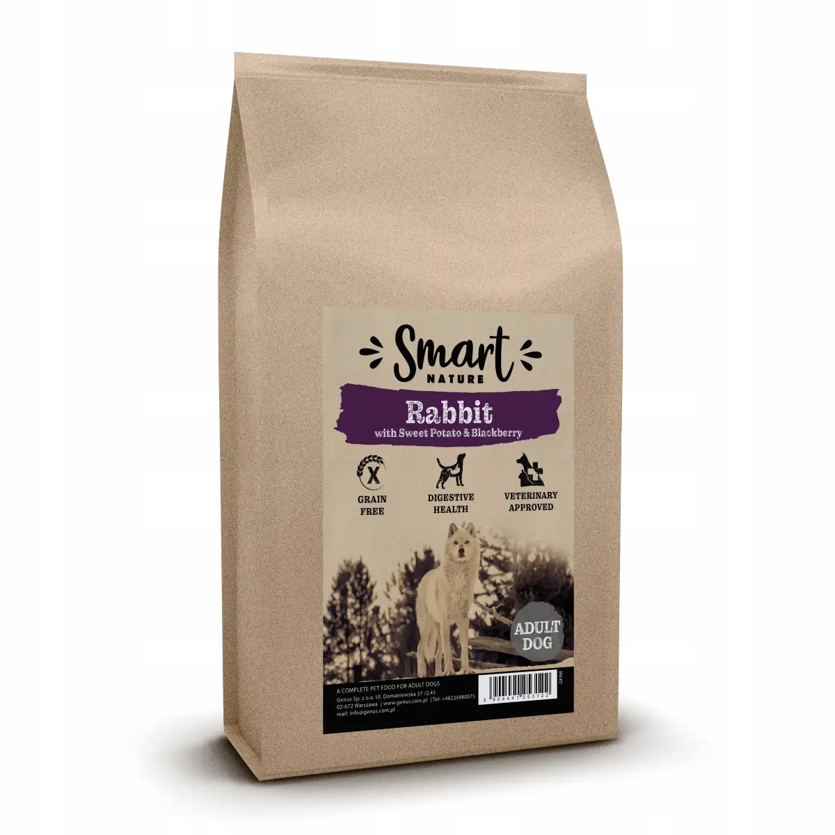 Levně Smart Nature Dog Sensitive Rabbit 2kg krmivo bez obilovin pro psy všech plemen