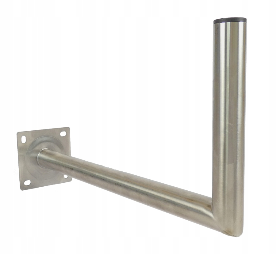 Nierdzewny uchwyt antenowy murowy 50cm Tv Sat WN-500 Inox Luxon