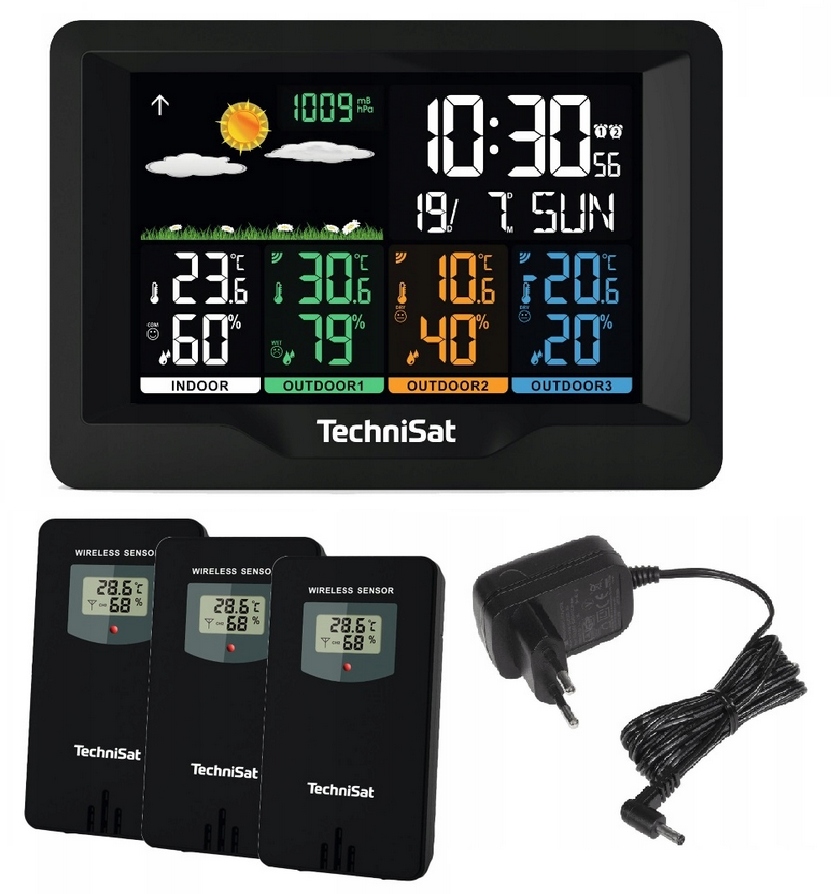 

Stacja Pogodowa Technisat iMETEO X4 Czujnik x3