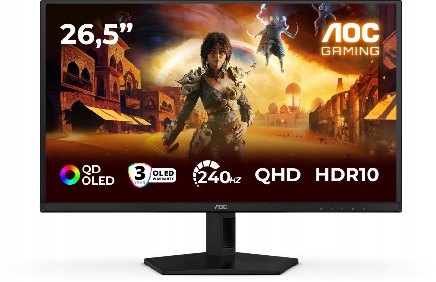 Monitor Gamingowy Aoc Q27G41ZDF 27'' Qd Oled 2560 x 1440 (wqhd) 240 Hz