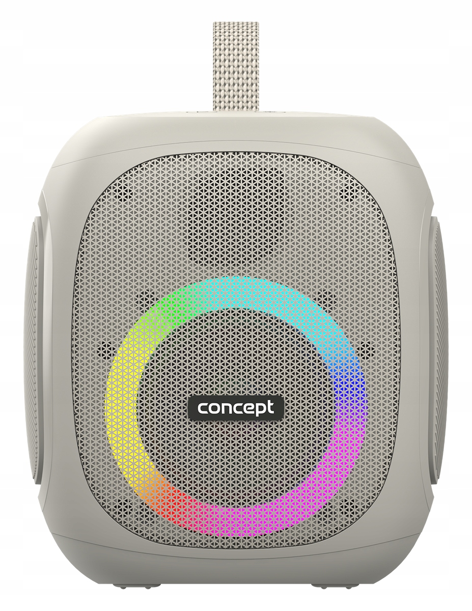 Bluetooth bezdrátový reproduktor Concept SoundJoy světle šedý BR5036