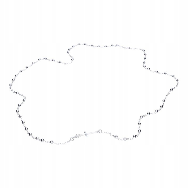 Náhrdelník Růženec Kříž Křtiny Svaté Přijímání Stříbro 925