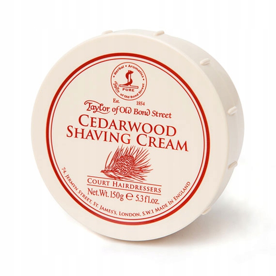 Taylor Cedarwood Krém na holení bowl 150 g