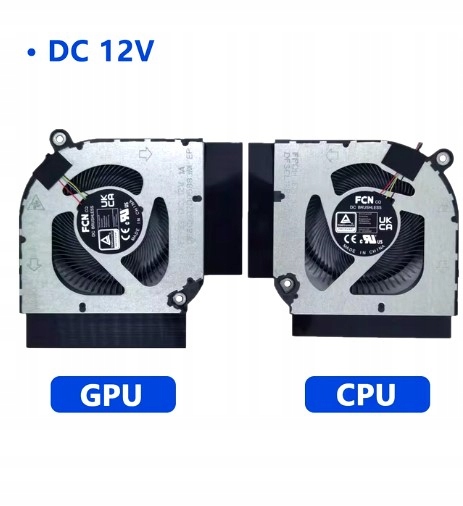 Ventilátor Komplet 12V Cpu Gpu Acer Nitro 5 AN515-45 AN515-46 AN515-55 AN51