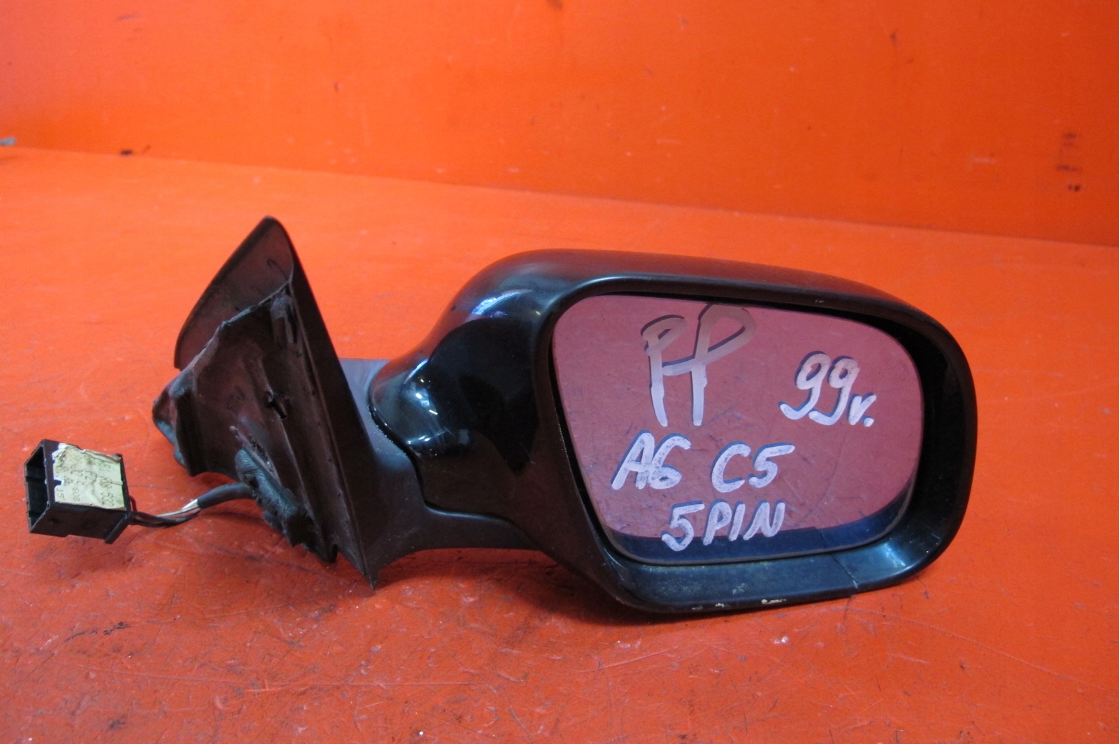 AUDI A6 C5 4B 4B2 4B5 mirror electrics right 5 PIN LY9B EUROPA