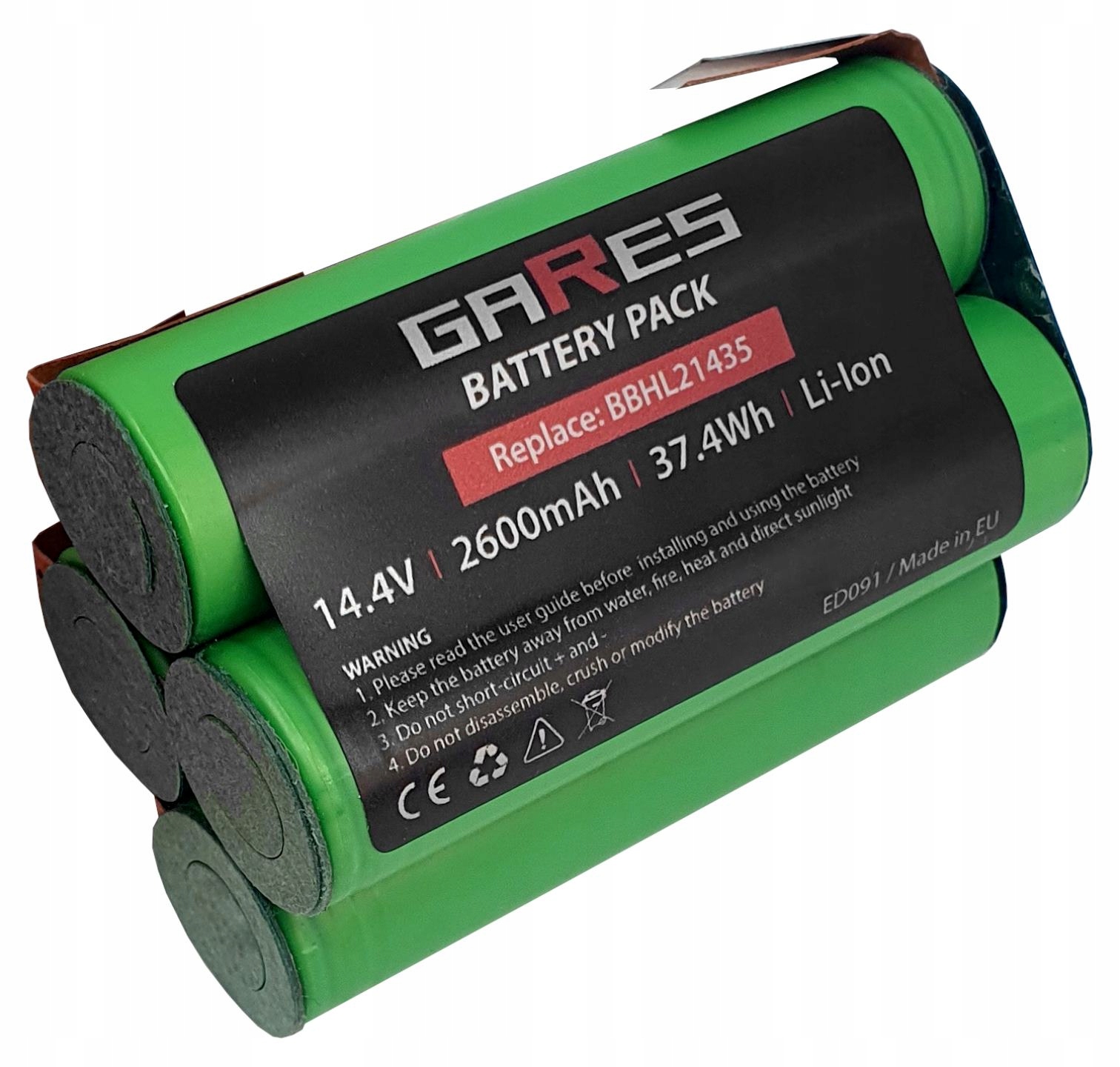Akumulátor pro Bosch BBHL21435 BBHF214G BBHF214R BBH2P14 14,4V 2,6Ah