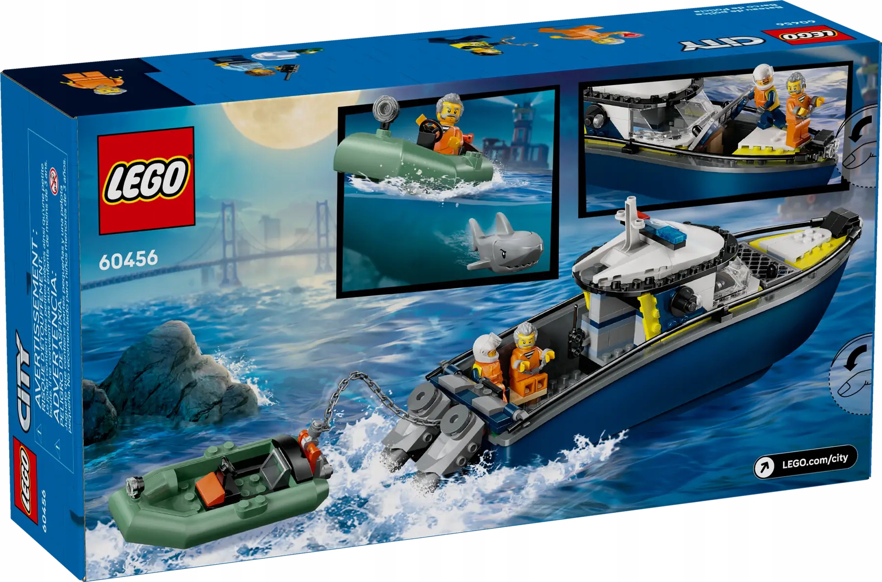 Lego City 60456 Pronásledování policejní lodí