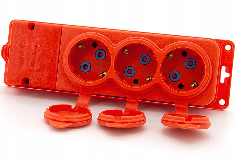 

Trójnik Listwa Gumowy Gniazdo Gumowe 16A 230V IP44