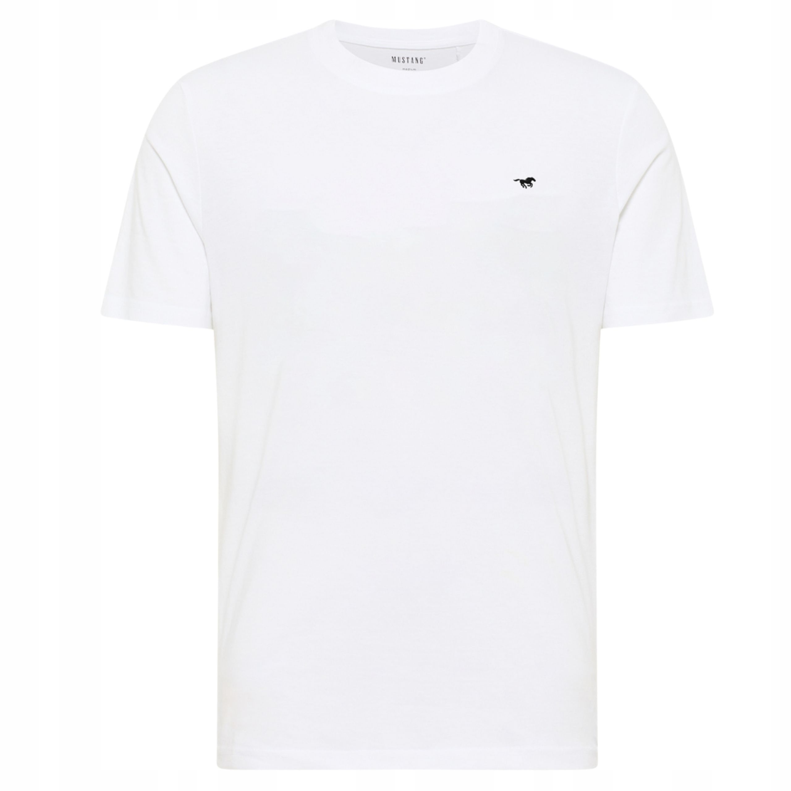 Pánské tričko Mustang Style Alex Bavlněné Bílé 5XL