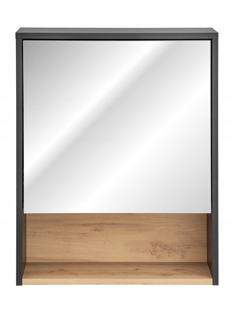 SZAFKA ŁAZIENKOWA Z LUSTREM 60 CM BORNEO COSMOS