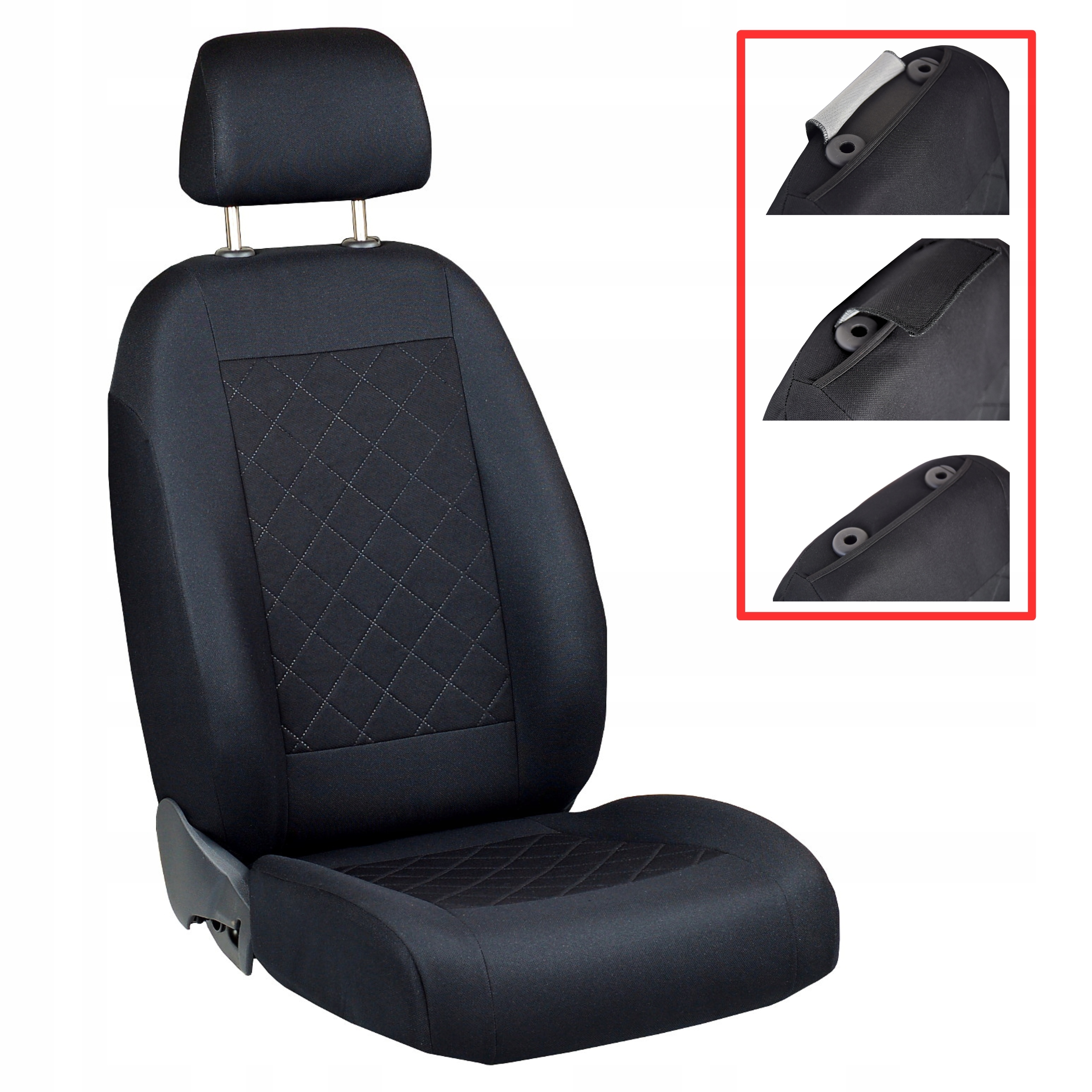 Pokrowiec Fotela Kierowcy Dopasowany Uniwersalny Do Fiat Punto II 99-03