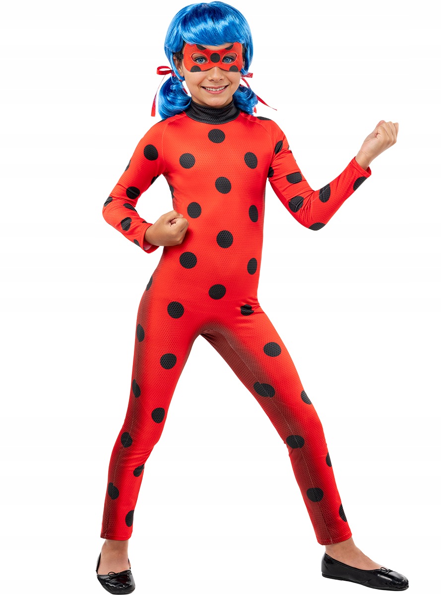 Funidelia Strój Miraculous Ladybug dla dziewczynki 7-9 lat