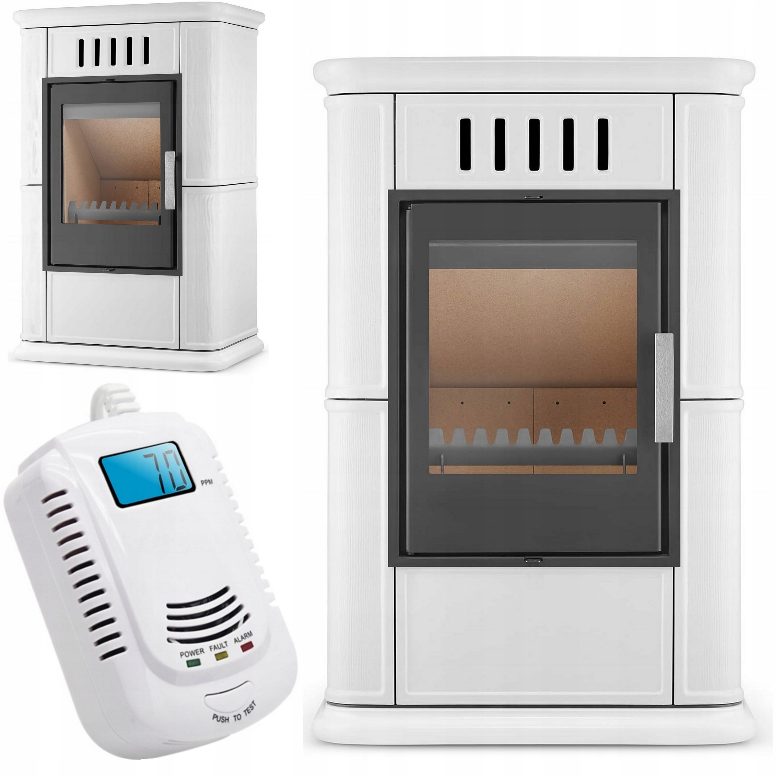 Kamna kachlová kamna koza krbová vložka 7,5 kW Cdp 6 barev