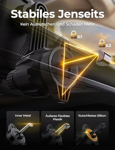 LISEN Uchwyt Samochodowy Magsafe 15W Ładowarka Magnetyczna iPhone — miniatura 7