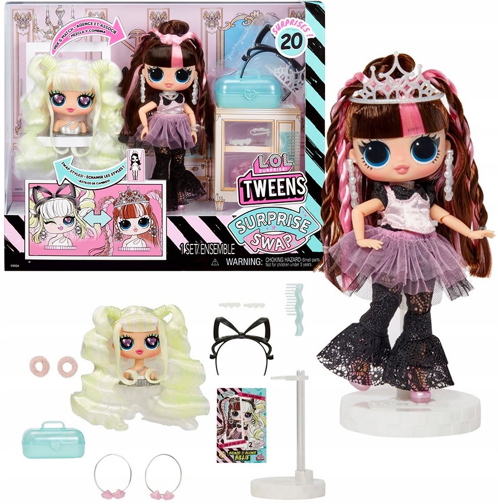Tweens Lalka Lol Surprise Swap Billie 20Akc Zestaw
