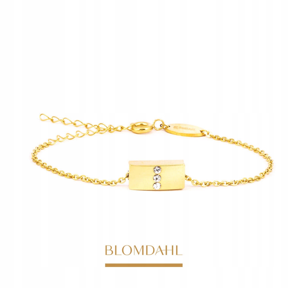 Blomdahl Hypoalergenní Náramek Triple Crystal 14 mm