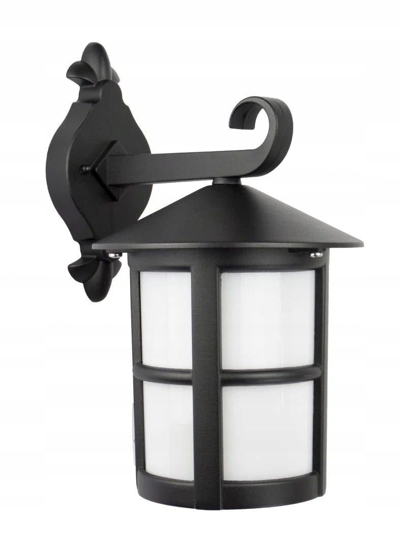 Venkovní zahradní nástěnné svítidlo klasické černé, bílé, spodní Su-ma