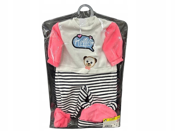 UBRANKO DLA LALKI 40/45 CM Kolor wielokolorowy