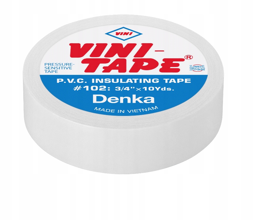 

Taśma Izolacyjna Pvc Izolacja 0,15x19 10M Biała