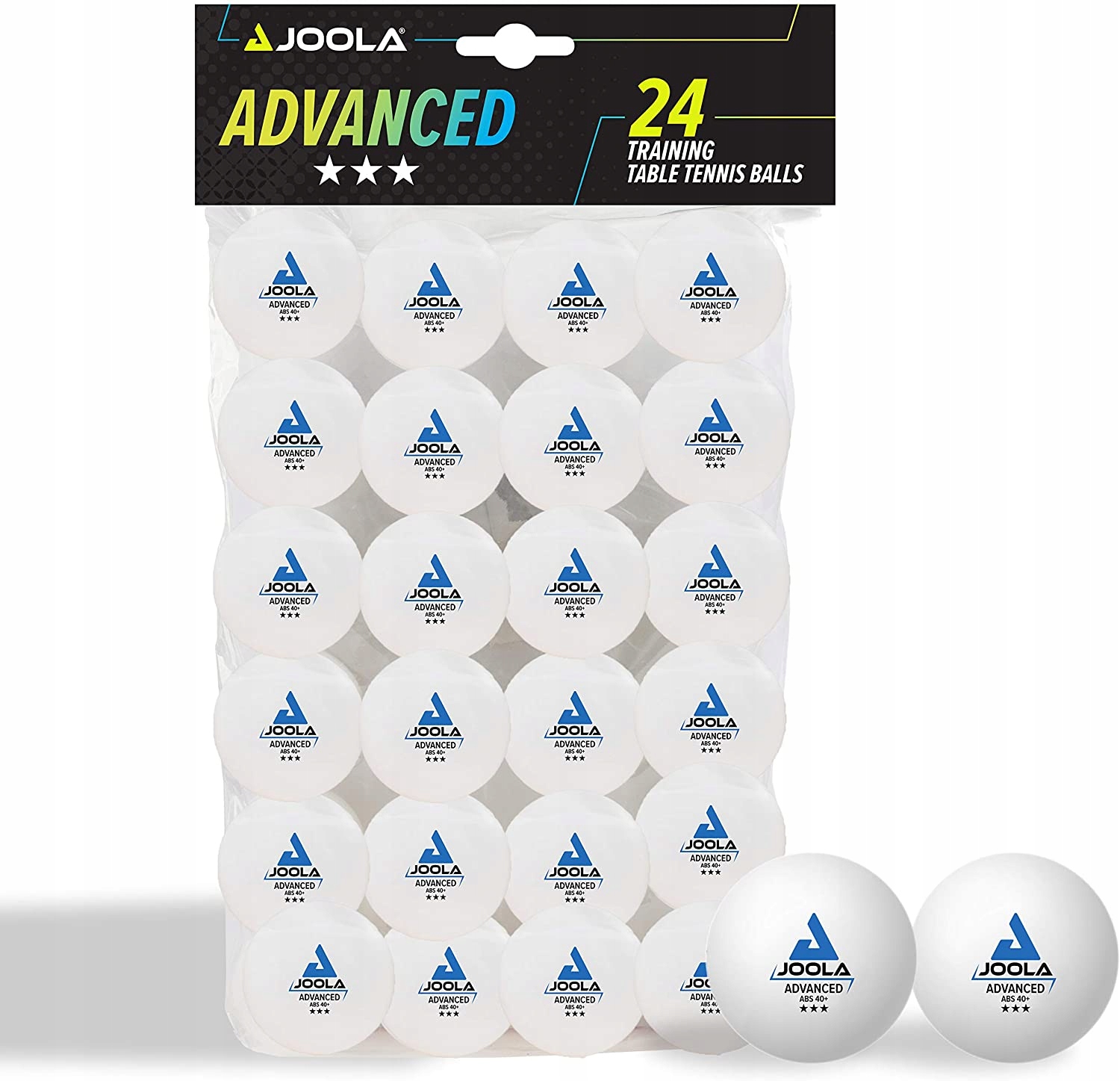 Míčky na Stolní Tenis Joola Advanced Training *** 24 ks Bílé