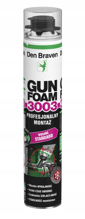 DEN BRAVEN PIANA PISTOLETOWA GUNFOAM-3003 750ml