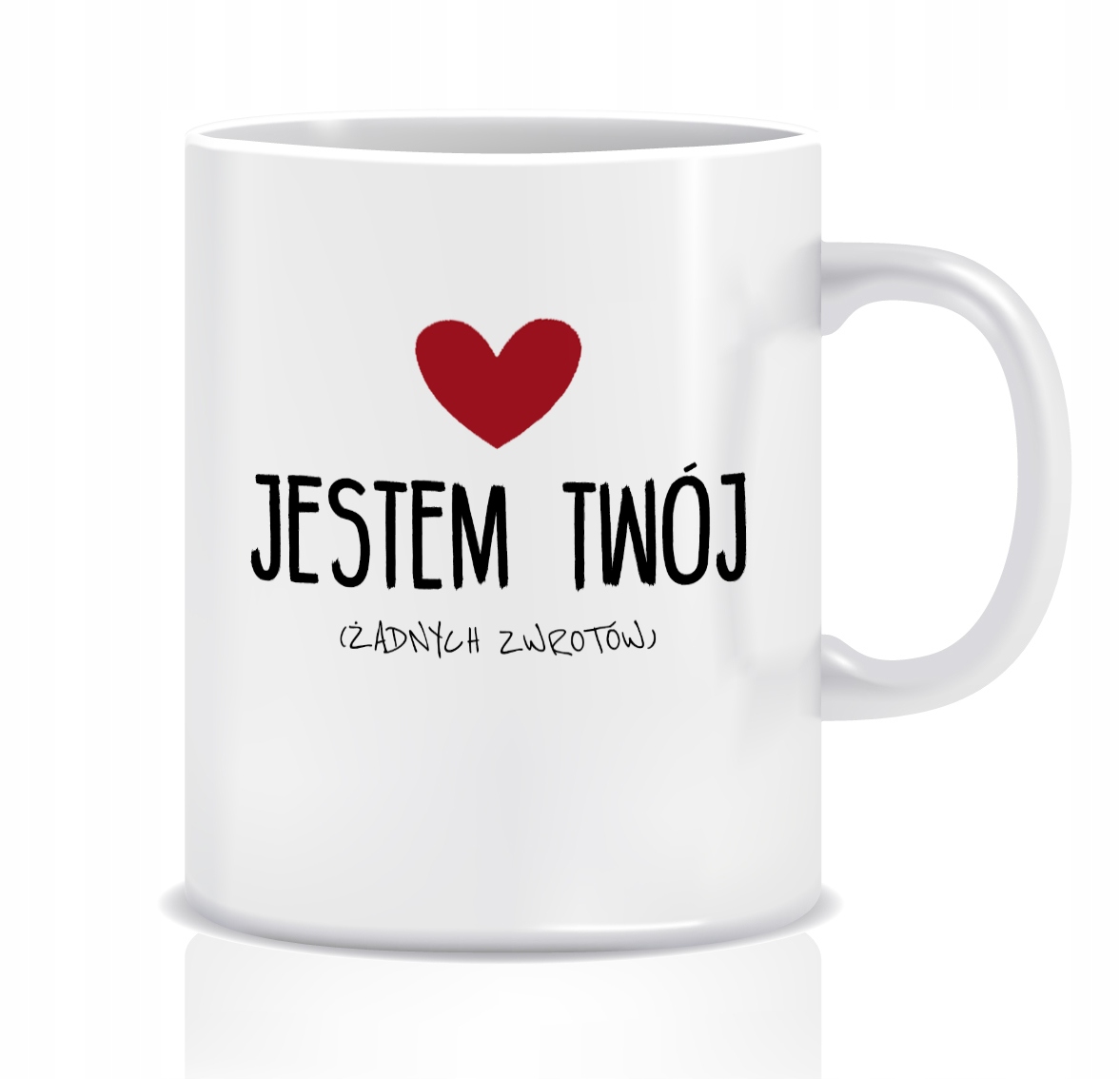 Kubek Prezent na Walentynki (Jestem twój/a)