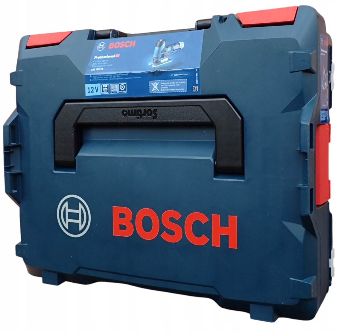 Akumulátorová přímočará pila bez kabelu Bosch Gst 12V-70 Professional L-Boxx