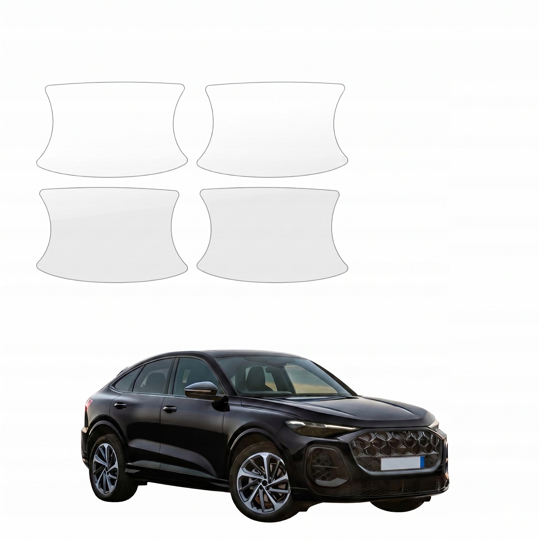 Folia Ochronna Ppf na Wnęki klameki Audi Q5 (2025) Bezbarwna