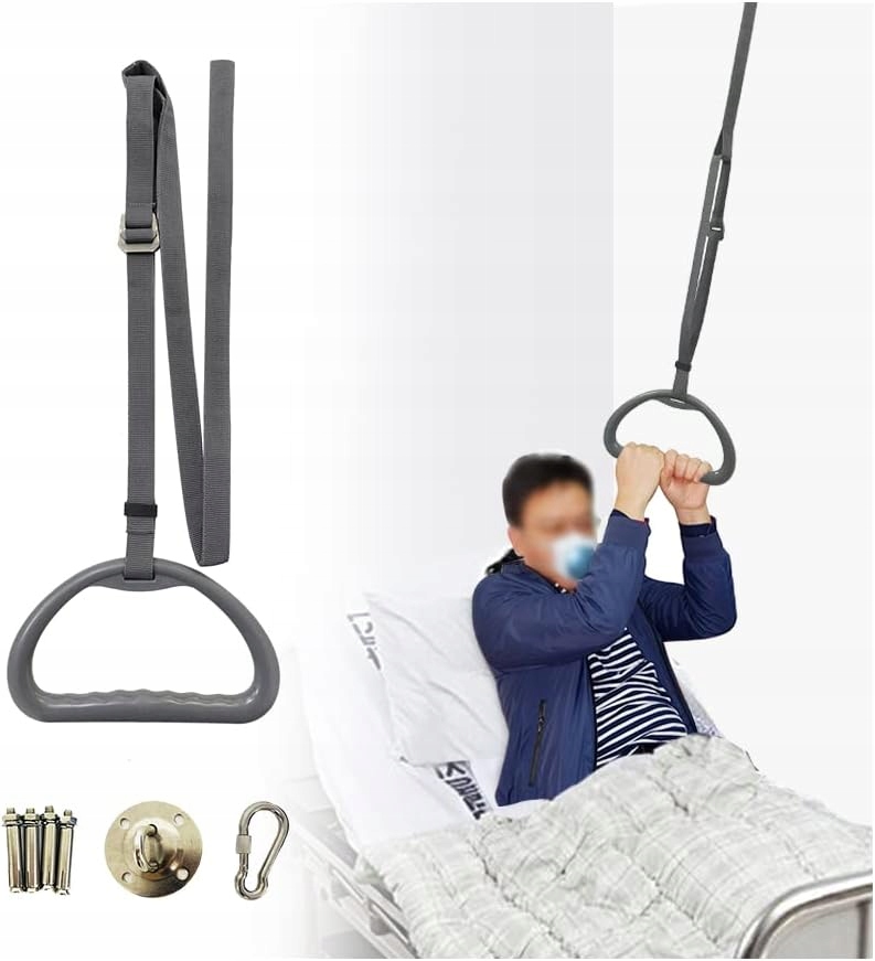 J5. Trapez do łóżka dla osób starszych, drążek wspomagający podnoszenie