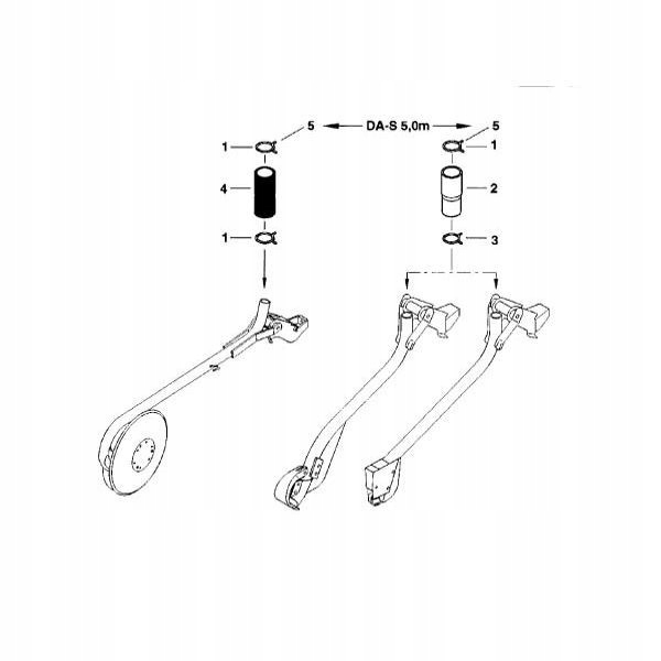 AC499969 Łącznik plastik redlicy stopkowej Accord Producent części Kverneland