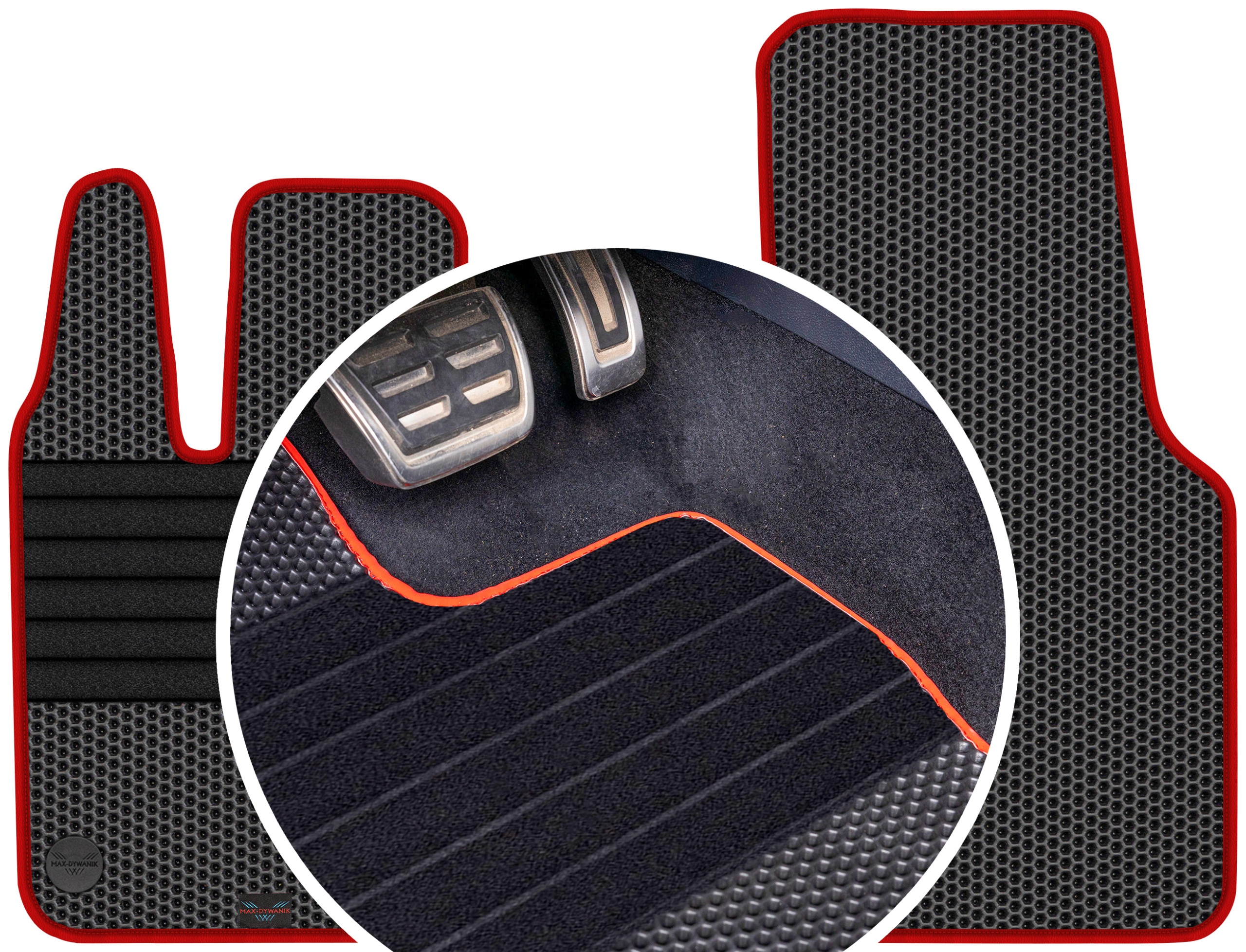 Smart Fortwo III 2013-2020 Gumové rohože Eva Eternity Plastry Medu